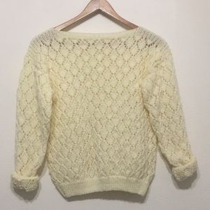Handmade knit sweater